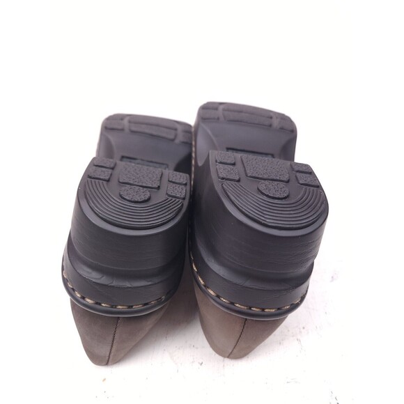 Born Size 7 M Brown Clog Shoes Leather Women B72523 - Picture 9 of 10